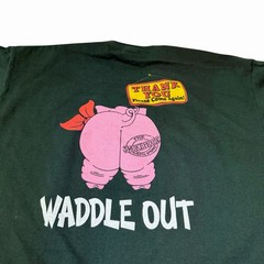 Vintage Y2K The Smokehouse Eureka Springs Ark Size XL Green T-Shirt Double Sided