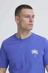Blend Sun Palms Logo T-Shirt – Men’s Cotton Crew Neck Tee