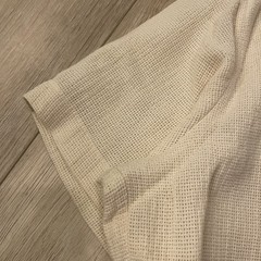 VTG 90s Indiana Jones Adventure Wear Creme / Tan Waffle Knit Cotton Made In USA