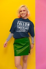 Fallon Justin Timberlake 2028 Election funny comedy duo Xs-5x Unisex Soft Tshirt