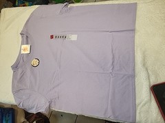 Hanes Ultimate X-Temp Short Sleeve T-Shirt LAVENDER – L – Cooling Wicking