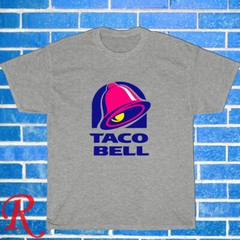 Taco Bell Fast Food Logo Black/Grey/Navy Size S-5XL Unisex T-Shirt