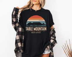 Vintage Table Mountain Shirt Travel Gift South Africa Trip Lover Tee