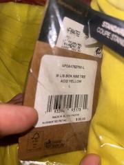 The North Face Acid Yellow Long Sleeve Tee Shirt size Large
