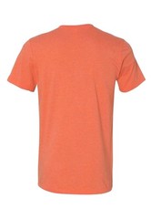 Bella + Canvas 3001C Unisex Orange T-Shirt Heather Stylish Tee Mens L New Sample