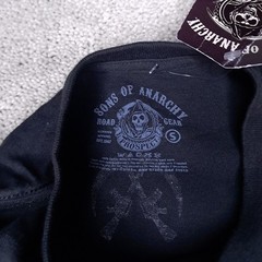Y2k Sons Of Anarchy SOA T-shirt Mens Small “No Rules No Masters” Samcro Reaper