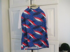 l reel legends sport top mens swim sport fish 4th of july america fitted