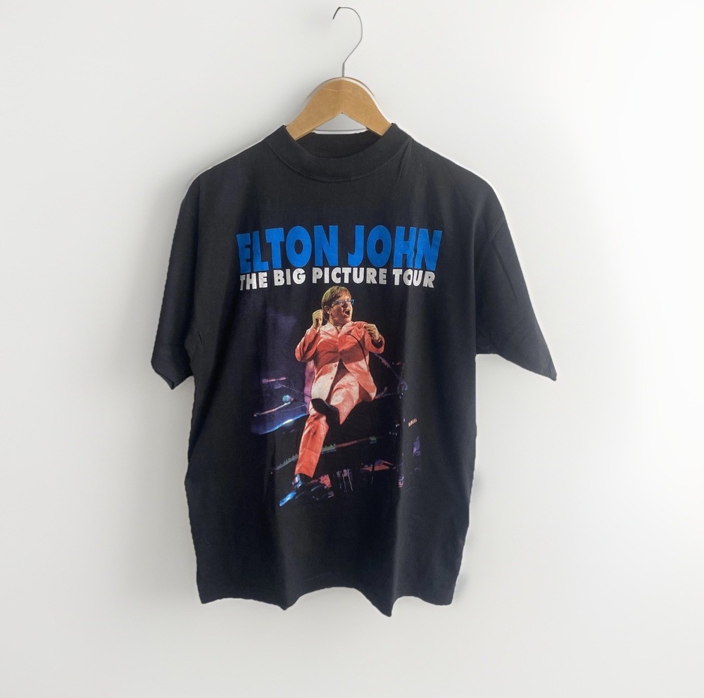 Elton John Vintage 1998 Big Picture Tour T Shirt Medium BG