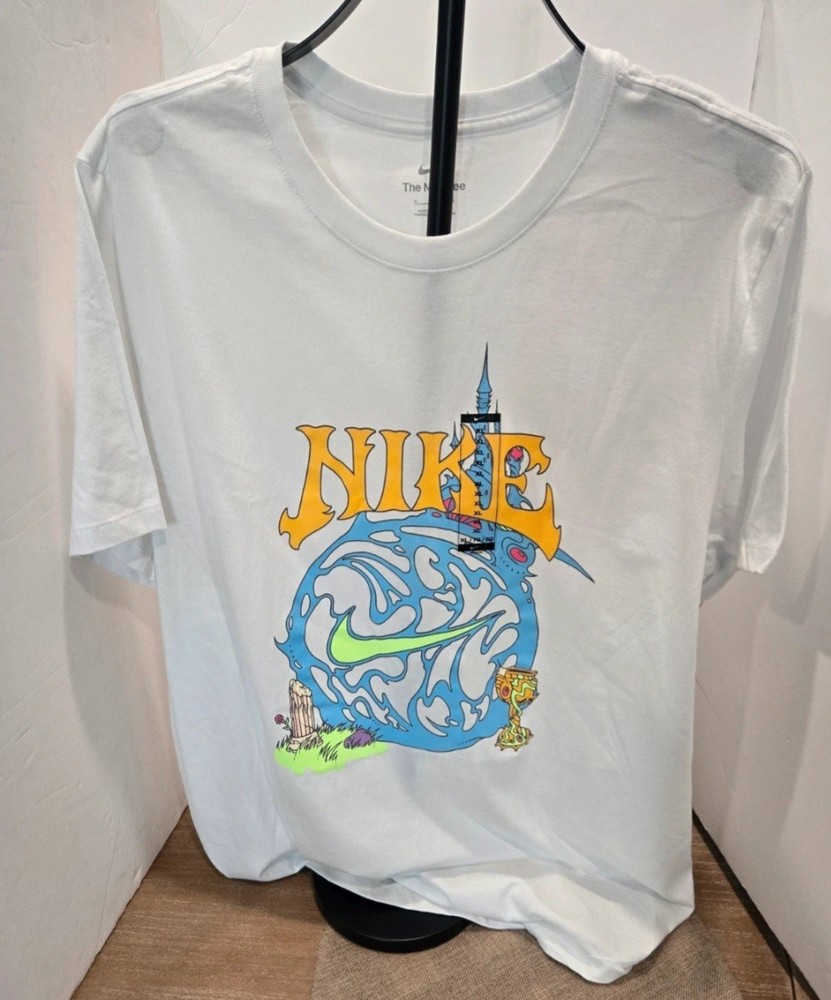 2022 The Nike Tee Mystic Magic Haze T-Shirt White Gage Lindsten XL NWT