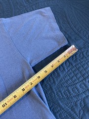 VTG 90’s Blue Womens pocket T-shirt, crewneck, rose themed, medium