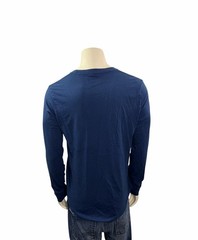 Hollister Men’s Size M Long Sleeve Crew Neck Must Have Collection Blue Tee