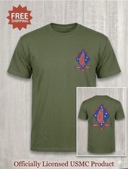 UNITED STATES MARINE CORPS USMC 1st BATTALION Ist MARINES (1/1) T-Shirt – XXL