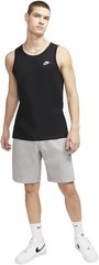 Nike Men’s Sportswear Club Tank, Black/White, Small – Black/White – Small