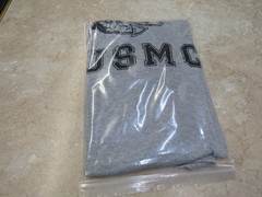 USMC Gray T-shirt EGA Eagle Globe & Anchor Rothco US Marine Corps Short Sleeve