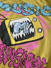 MTV Music Television Retro Logo T Shirt Size Small Music Art TV