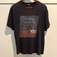 Family Guy X Star Wars Shirt M Blue Harvest Stewie Darth Vader I Want You Black