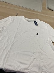 Nautica Graphic T-Shirt Short Sleeve Crew Neck Cotton Logo Bright White XL