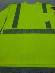 Pepsi Wearguard Aramark Reflective Shirt Safety Workwear Long Sleeve Neon Medium