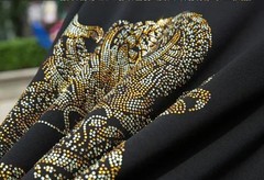 New Fashion Dragon Rhinestone Summer Short Sleeve Luxury Men Streetwear T-Shirt