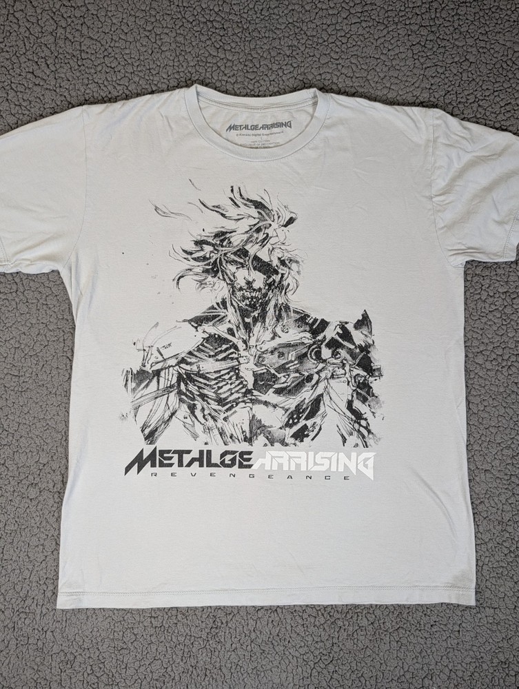 Vintage 2013 Metal Gear Rising Revengeance Raiden Promo Tee – Konami Official