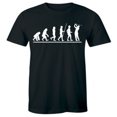 Golf Evolution Sports Humor Short Sleeve T-Shirt for Men