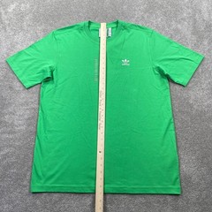Adidas Originals Trefoil Ess Tee Mens Energy Green Short Sleeve T Shirt Size L