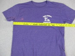 Solid Purple T-Shirt Men’s Cajun Culture White Logo No Tags Soft Material