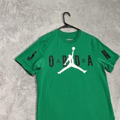 Jordan Shirt Mens Medium Green Jumpman JORDAN Graphic Tee T-Shirt Basketball