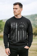 We The People 1776 Sweatshirt | Patriotic USA Freedom Fleece Pullover