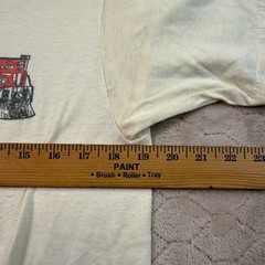 VTG 80s Ely Nevada Railway Train Museum Shirt Sz Lg Alore Tag Single Stitch WORN