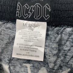 AC DC Back In Black Mens Medium Boxers Boxer Shorts