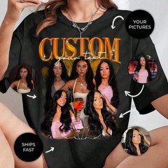 Custom Girlfriend Bootleg Shirt Personalized Gift Fan Tee Retro Style Top