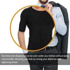 Men’s Slimming Body Shaper Vest Abs Abdomen Compression Shirts Workout Tank Tops