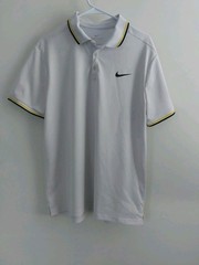 Nike Men’s Court Pique Golf Tennis Polo Lt. Grey Dri-Fit Sz L 830847-092