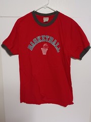 American Outdoors Genuine apparel Red Large T Shirt. Basketball Logo…