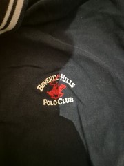 Mens Beverly Hills Polo Club Top Polo Shirt Blue Size XL As Pictured (R7)