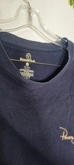 Panama Jack Adult’s 2XL Distressed Parrot-dise Navy Blue Graphic Logo T-shirt