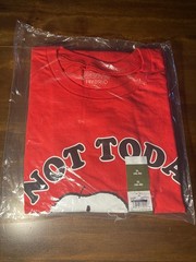 Peanuts Snoopy & Woodstock “Not Today” T-Shirt Men’s Or Unisex Size XL Red Gift