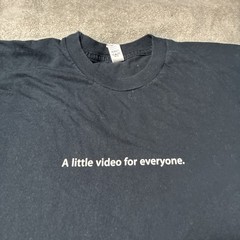 Vintage Y2K Apple Computers Mens M iPod Nano T-Shirt Video For Everyone Tee