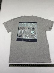 VINTAGE LOVE & PINEAPPLES T SHIRT L LARGE GREY GAMEDAYS FOOTBALL CLASSIC SPORTS