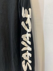 Young and Reckless 21 Savage Long-Sleeved Mens T-Shirt Size XL Black And White