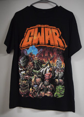 2 Metal T-shirt Lot: Metallica, Gwar