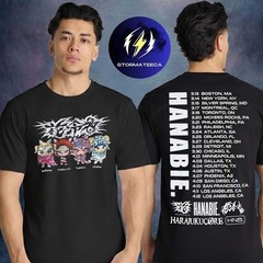 Hanabie@ Merch North America Tour 2026 Kawaii Animals Harajuku Core T-Shirt