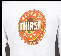 $45 TOMMY BAHAMA White FOOTBALL BEER Relaxed Fit Short Sleeve T-shirt NWT