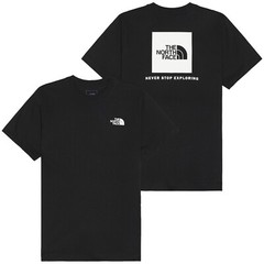 The North Face Mens Evolution Core Box NSE S/S Tee T-shirt -TNF Black / White