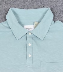 Men’s Polo Shirts Short Sleeve MEDIUM Green Orange 2 PACK Goodfellow 100% Cotton