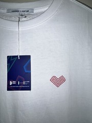 NEW Tomorrow x Together Bighit HYBE Embroidered Heart T-Shirt Merch Large
