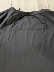 Murano Shirt Mens 2XL Black Liquid Luxury Slim Fit Long Sleeve Crewneck Tee