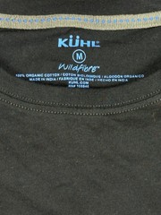 Kuhl Shirt Mens Medium Black Cotton Hiking Trek Mountain Pocket New