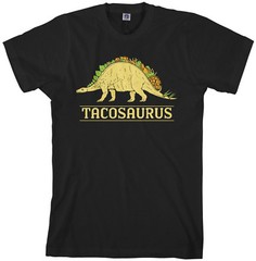 Tacosaurus Dinosaur Taco Men’s T-Shirt Fun Birthday Gift